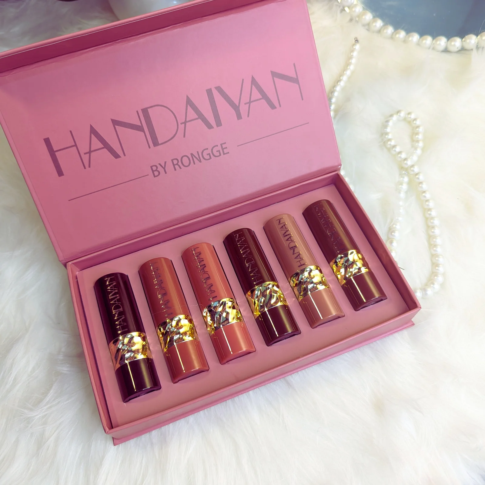 Handaiyan Matte Lipstick Set By Rongge