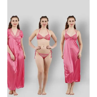 Premium 4 Part Night Dress (Misty)